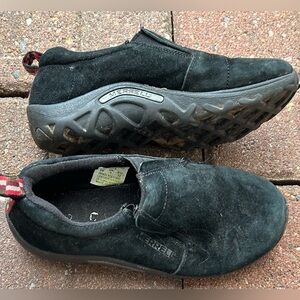 MERRELL soft moc black youth shoes